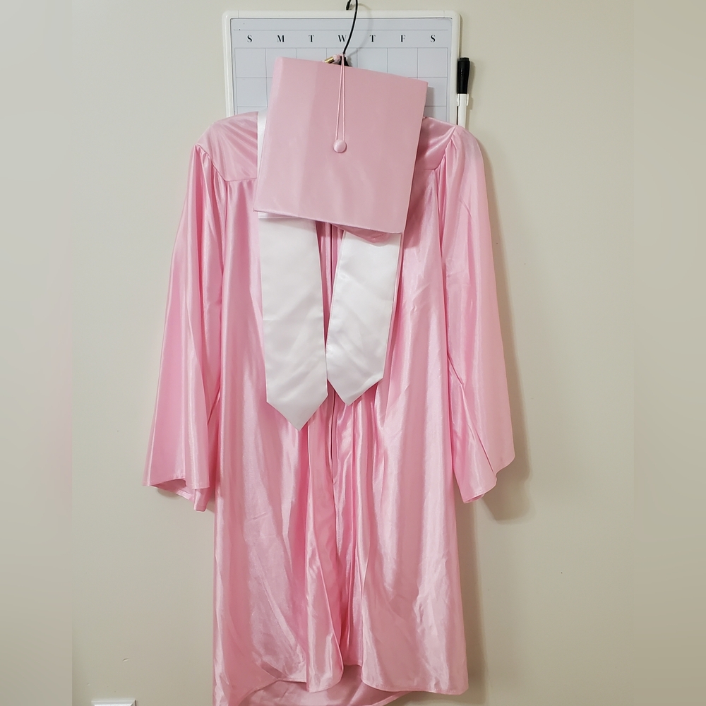 All pink 42" grad set